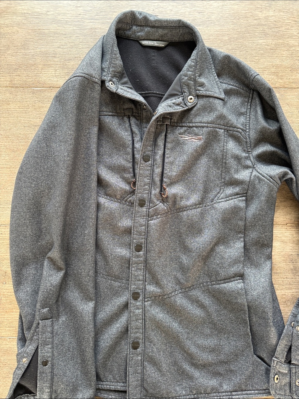 Men's Sitka Gear Charcoal Shirt Jacket